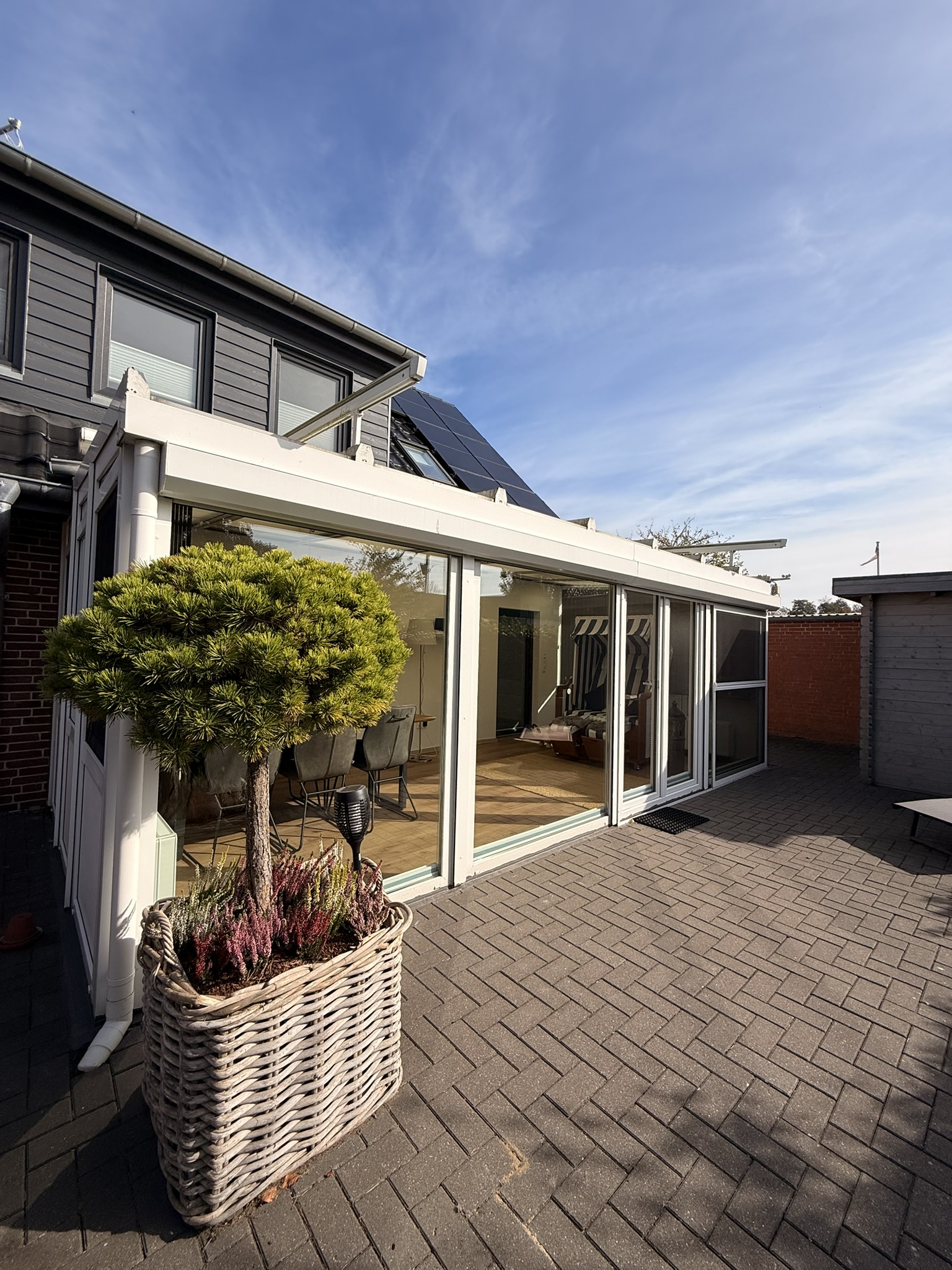Wintergarten der Ferienwohnung Leuchtturm in Büsum