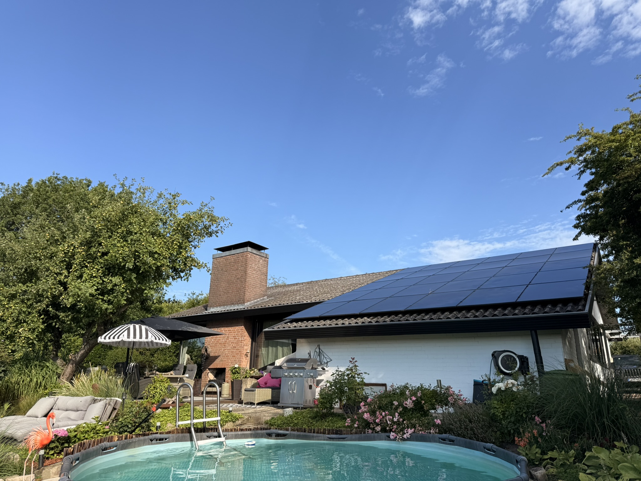 Modernisiertes Einfamilienhaus mit Pool in direkter Feldrandlage von Alveslohe