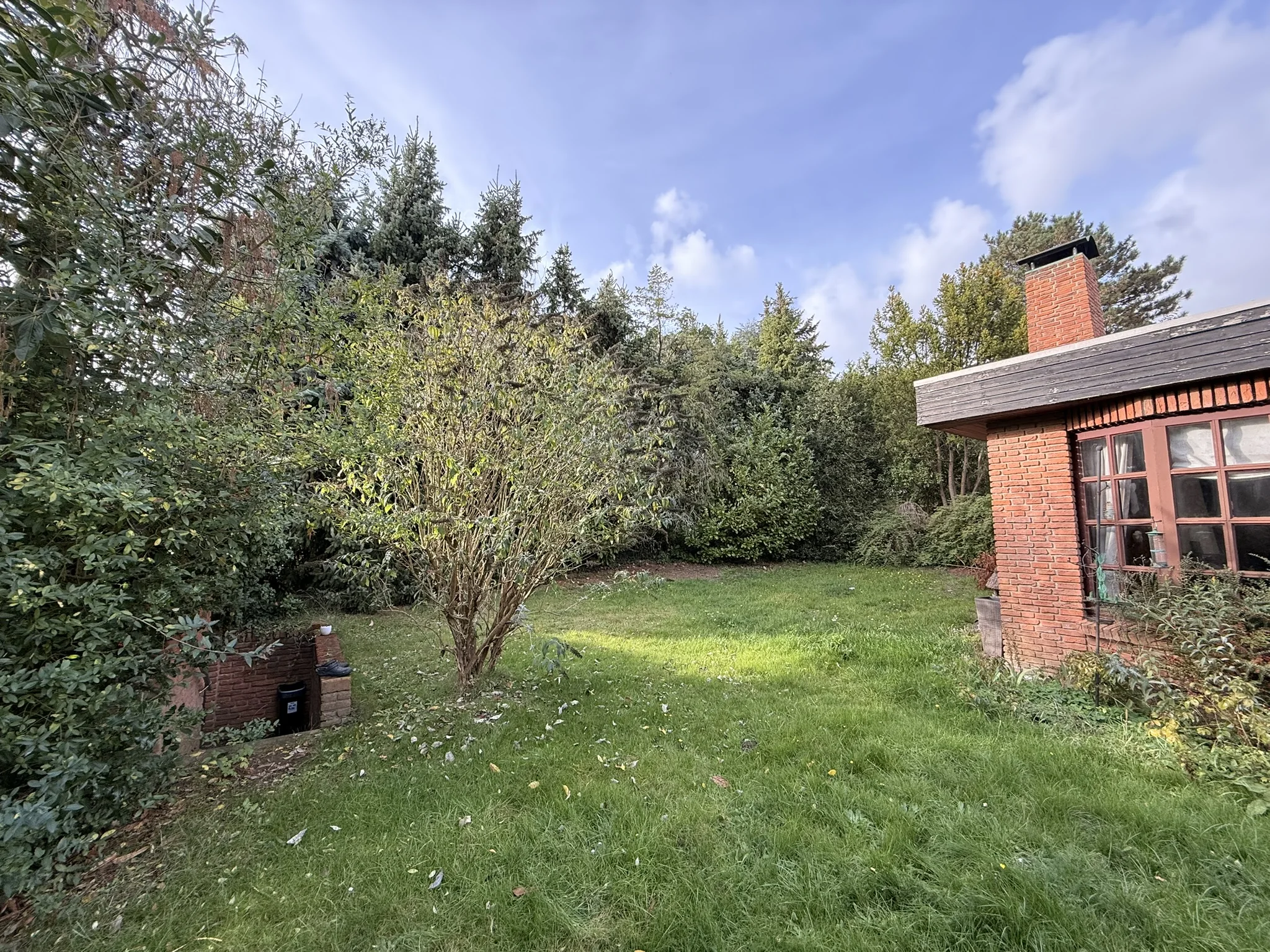 Bungalow in Hamburg-Marmstorf – Gewachsener Garten und Hausansicht