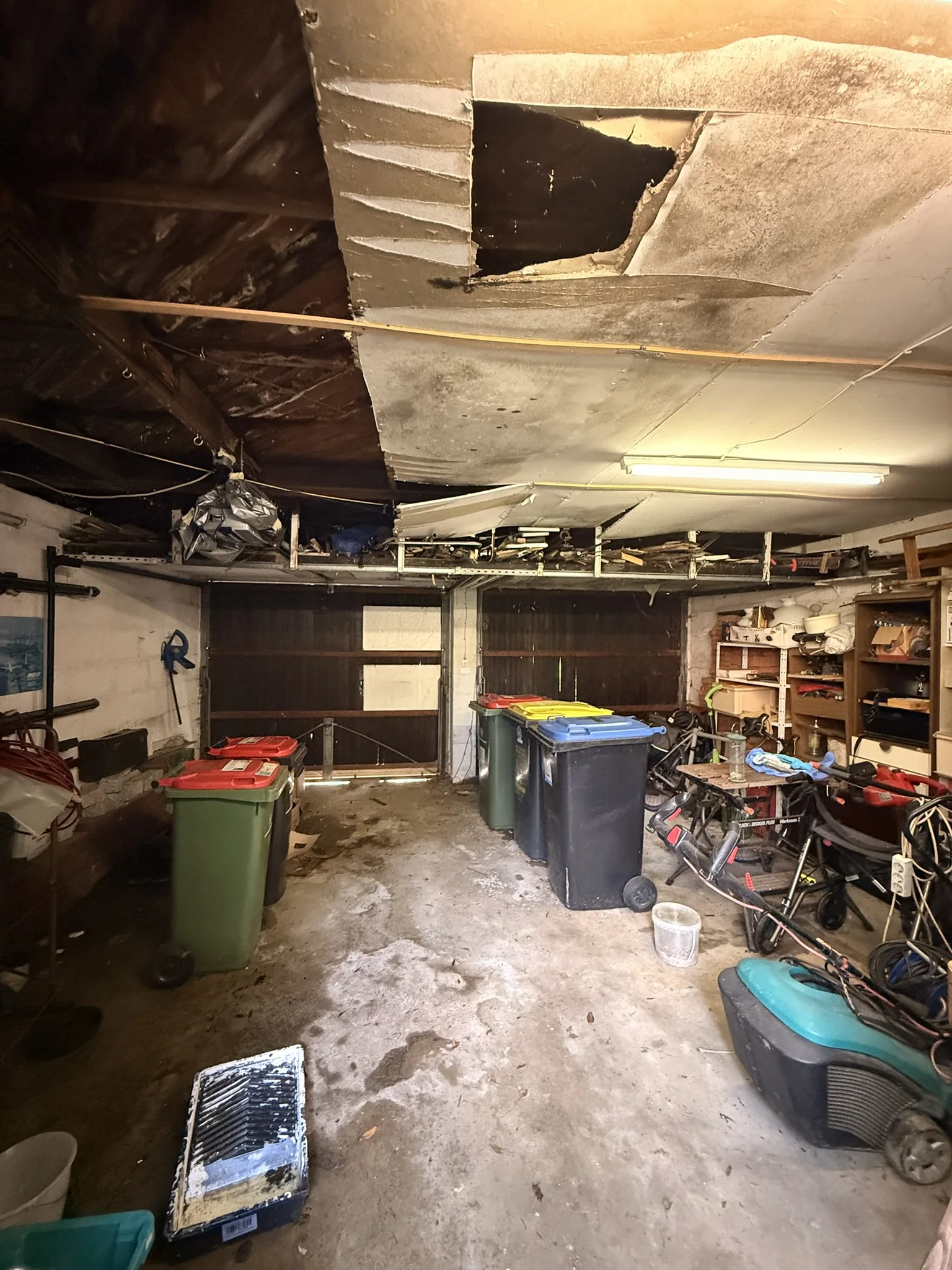 Bungalow in Hamburg-Marmstorf – Doppelgarage innen