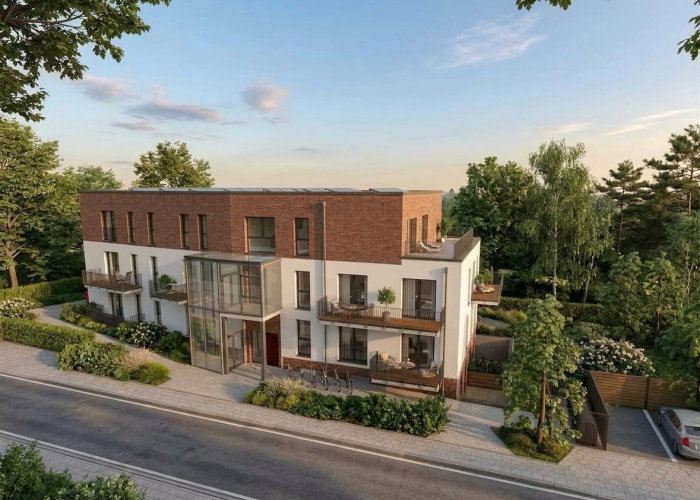 Haus ohne Terrassenüberdachung