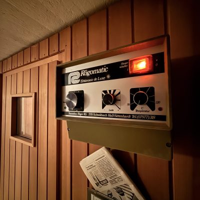 Sauna im Keller