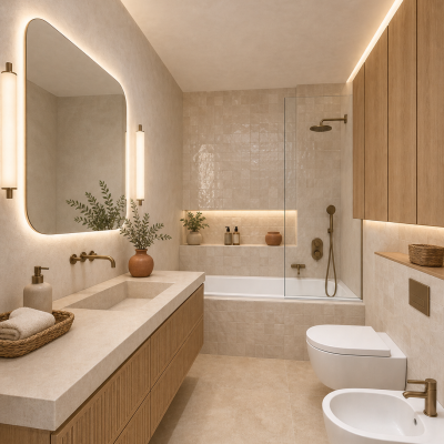 Bad en Suite / KI GENERIERT